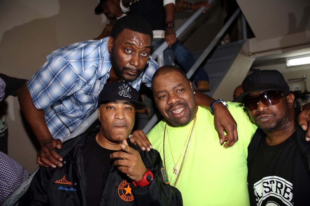 Big Daddy Kane, Dj Marley Marl, Biz Markie and Kool G. 