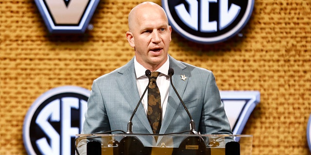 Clark Lea speaks at SEC Media Days