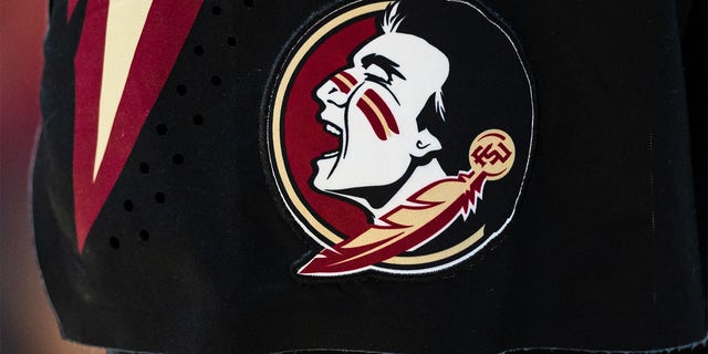 A Florida State Seminoles logo on basketball shorts