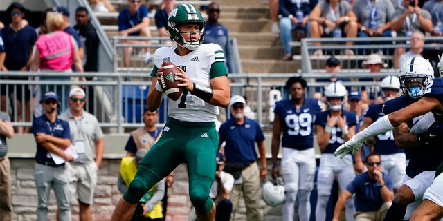 Kurtis Rourke throws against Penn State