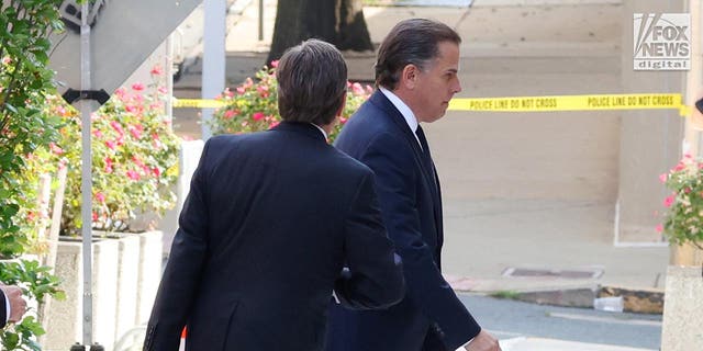 Hunter Biden walks into Federal court dressed in a suit