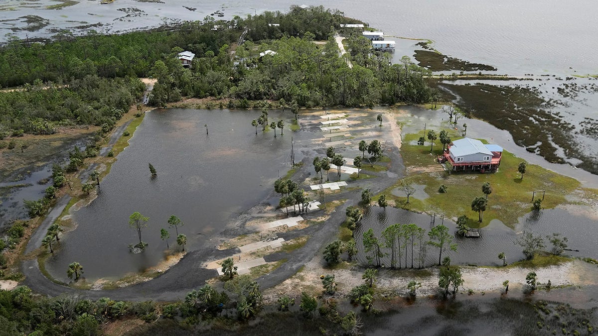 Keaton Beach Hurricane Idalia damage