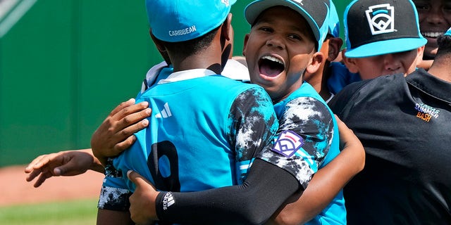 Curacao teamates celebrate