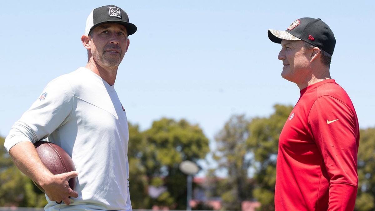 Kyle Shanahan and John Lynch