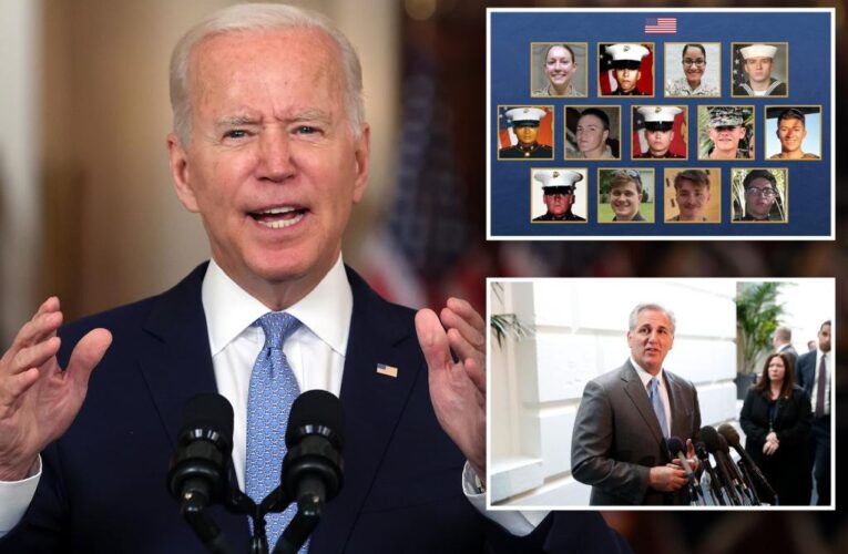House GOP shames Biden into honoring troops killed in Kabul