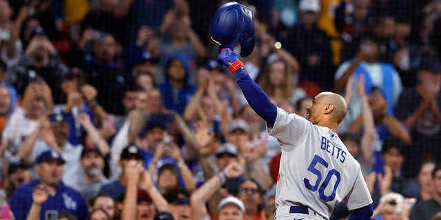 Mookie Betts at Fenway Park