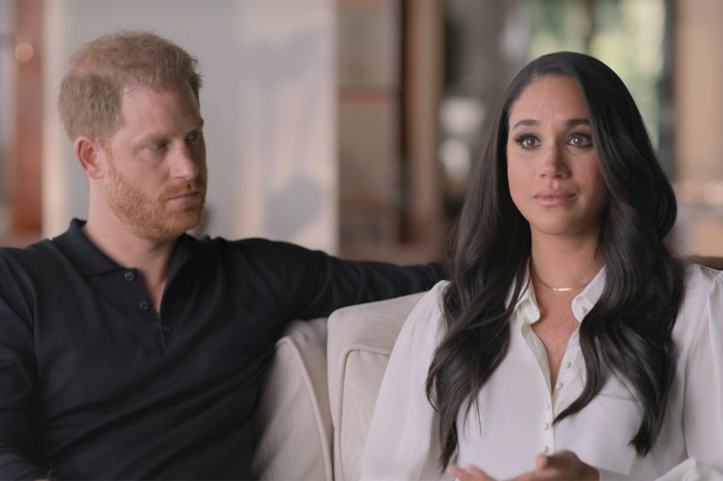 The pair were recently snubbed of an Emmy nomination for their Netflix documentary series “Harry & Meghan.”