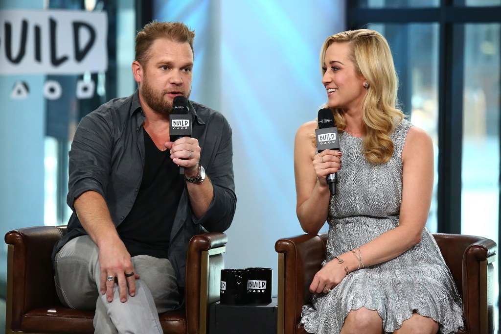 Kellie Pickler and Kyle Jacobs discuss their show "I Love Kellie Pickler" at Build Studio on August 1, 2017, in NYC.