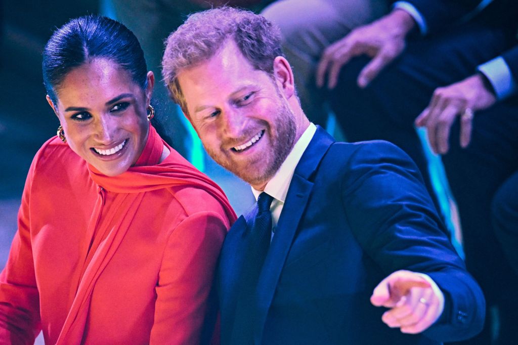 Photo of Meghan Markle and Prince Harry. 