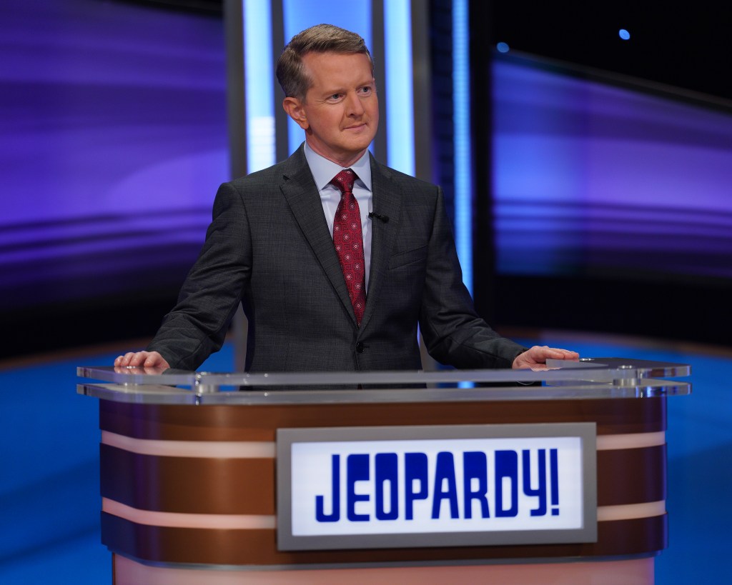 Photo of Ken Jennings on "Jeopardy!" 