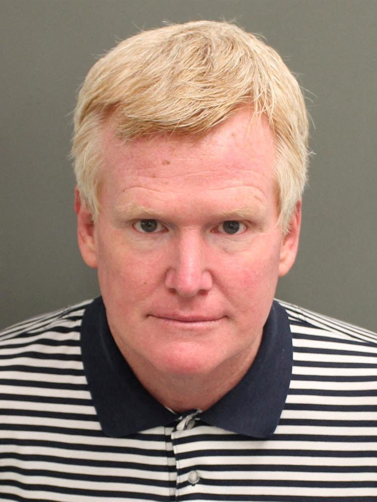 Alex Richard Murdaugh is seen in this police mugshot photo in Orlando, Florida, U.S., October 14, 2021.  