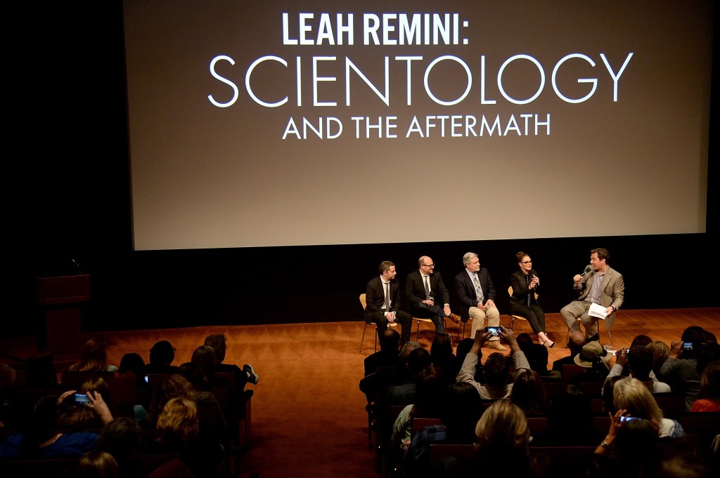 Photo of a screening for Leah Remini. 