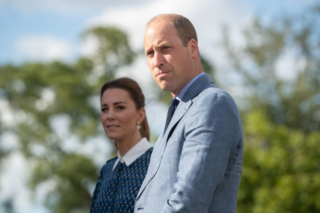 Photo of Kate Middleton and Prince William. 