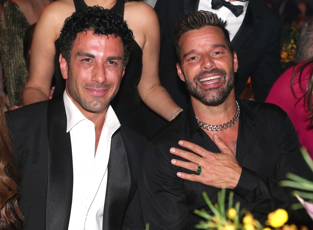 Ricky Martin and Jwan Yosef