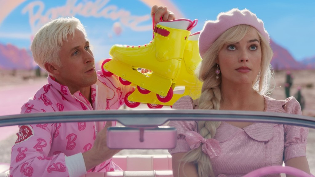 The new “Barbie” movie starring Margot Robbie and Ryan Gosslng has started a new summer fashion trend. 
