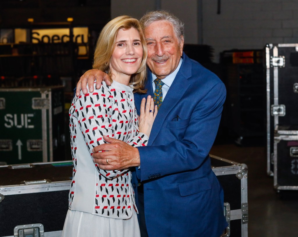 Tony Bennett and his wife Susan Benedetto