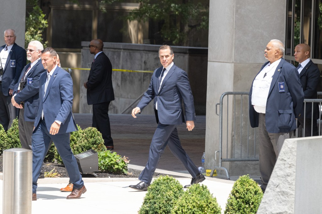 Hunter Biden and Kevin Morris both leave Delaware federal court on Monday afternoon.