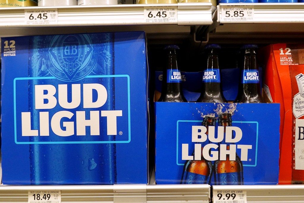 Bud light in store