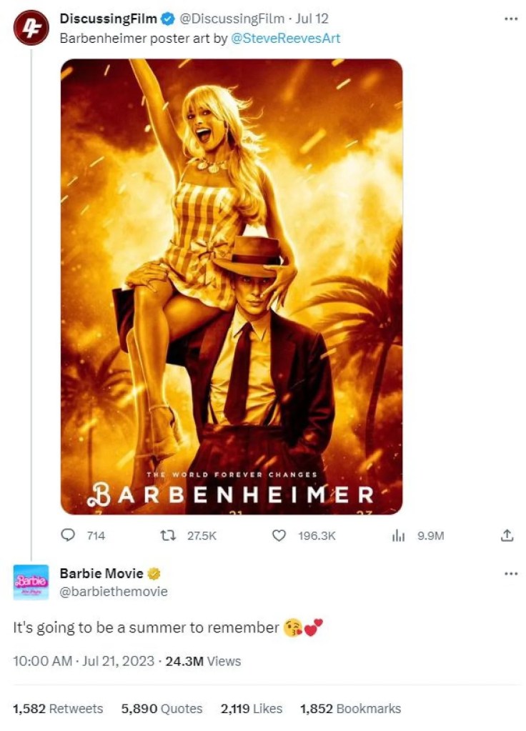 Japanese users were further aggravated when the official US account for the Barbie film commented on the post saying that "it's gonna be a summer to remember." 