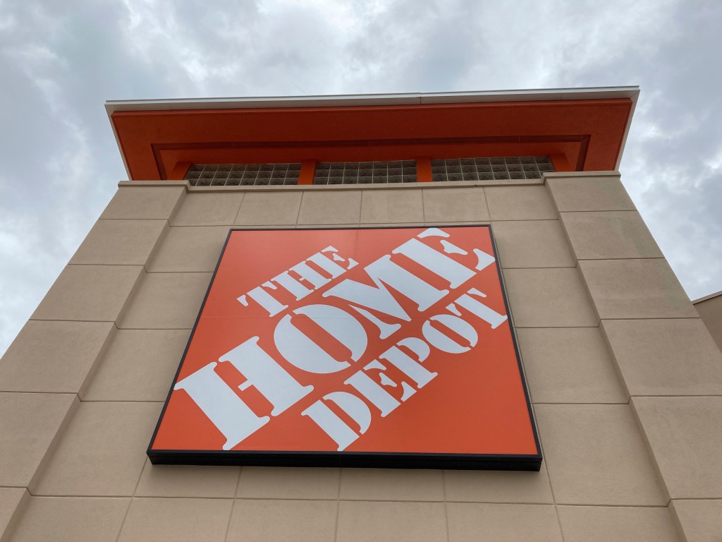 Photo of a Home Depot store. 