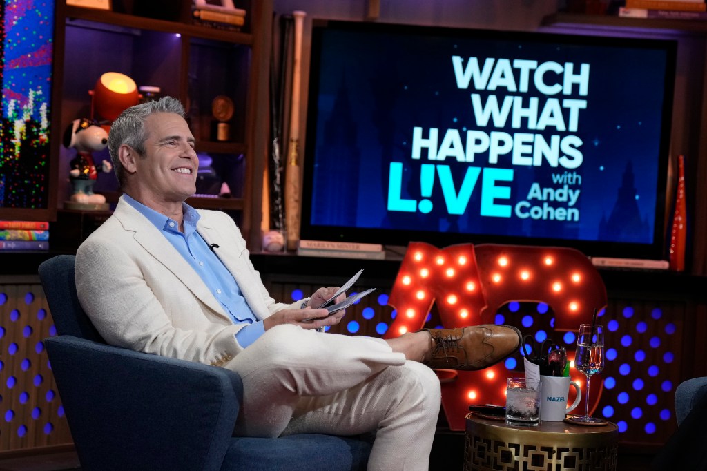 Photo of Andy Cohen on "Watch What Happens Live."