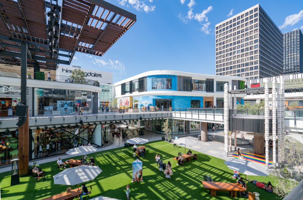 A general view of the Westfield Century City shopping mall.