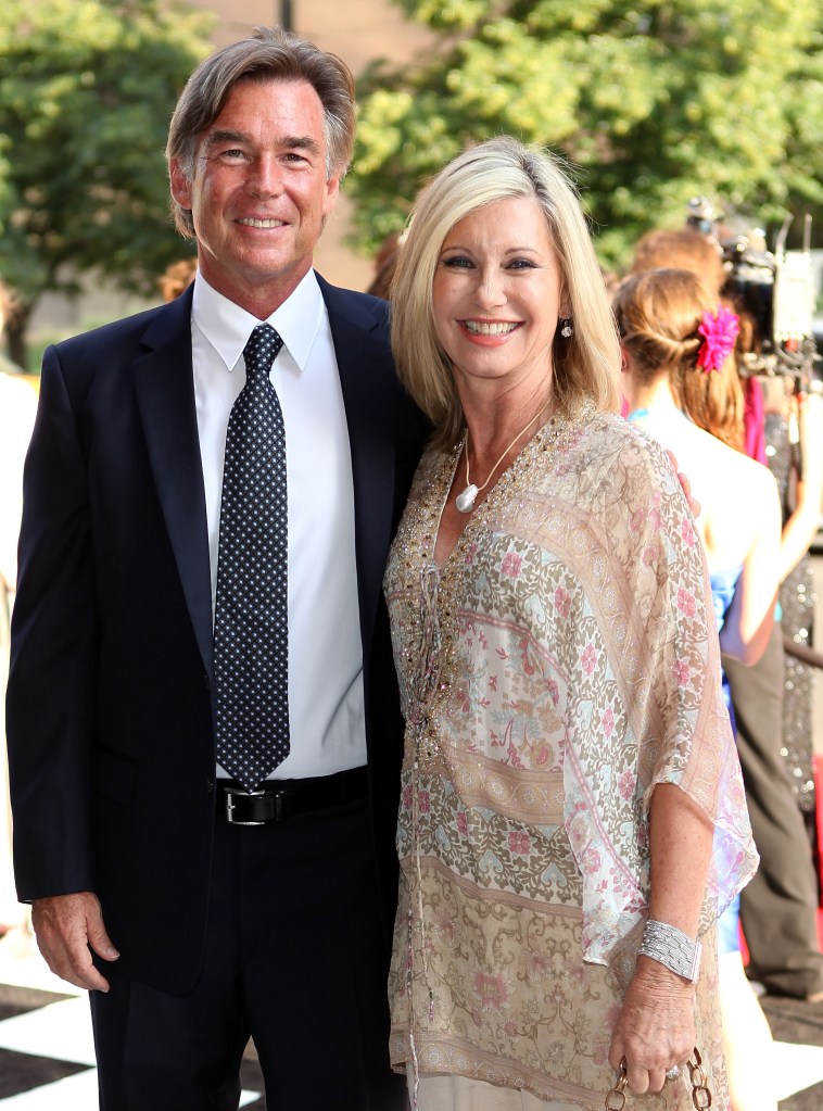 Photo of Olivia Newton-John and her husband, John Easterling. 