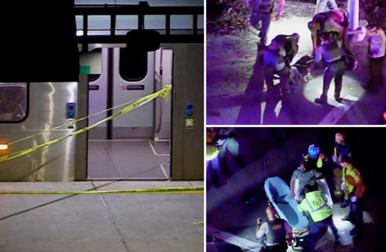 Man fatally shoots his killer at California train station