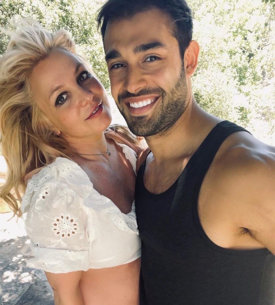 Photo of Britney and Sam. 