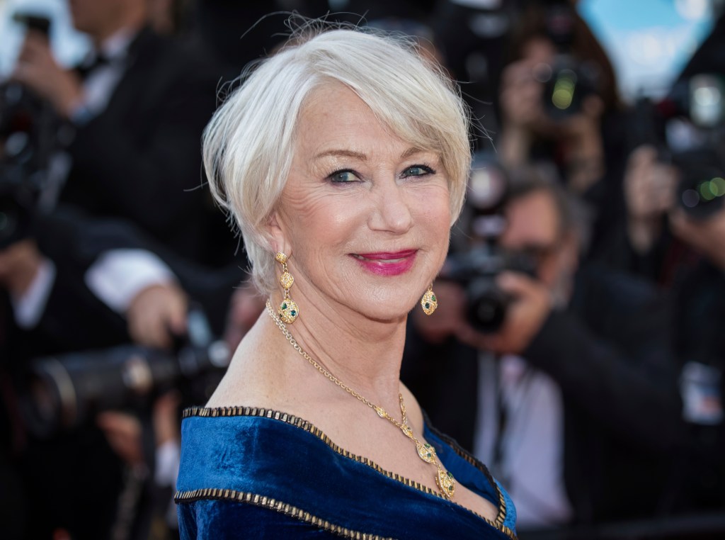 Helen Mirren at the premiere of the film "Girls of The Sun'"at the 71st international film festival, Cannes, southern France on May 12, 2018.