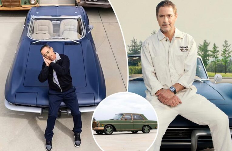 Robert Downey Jr. giving away six of his vintage dream cars