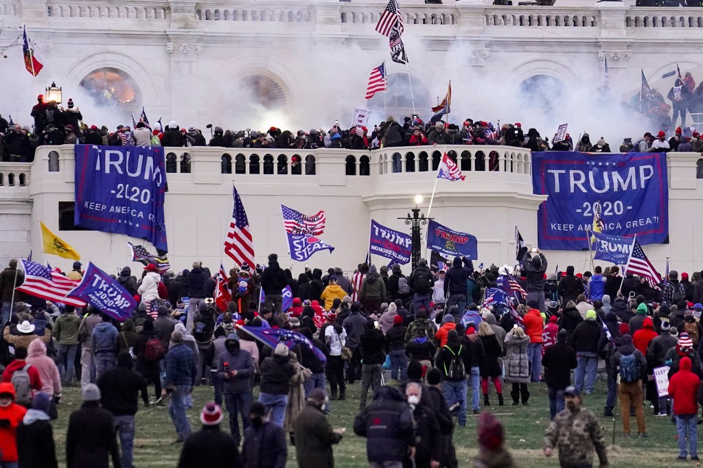 violent rioters supporting President Donald Trump, storm the Capitol in Washington.