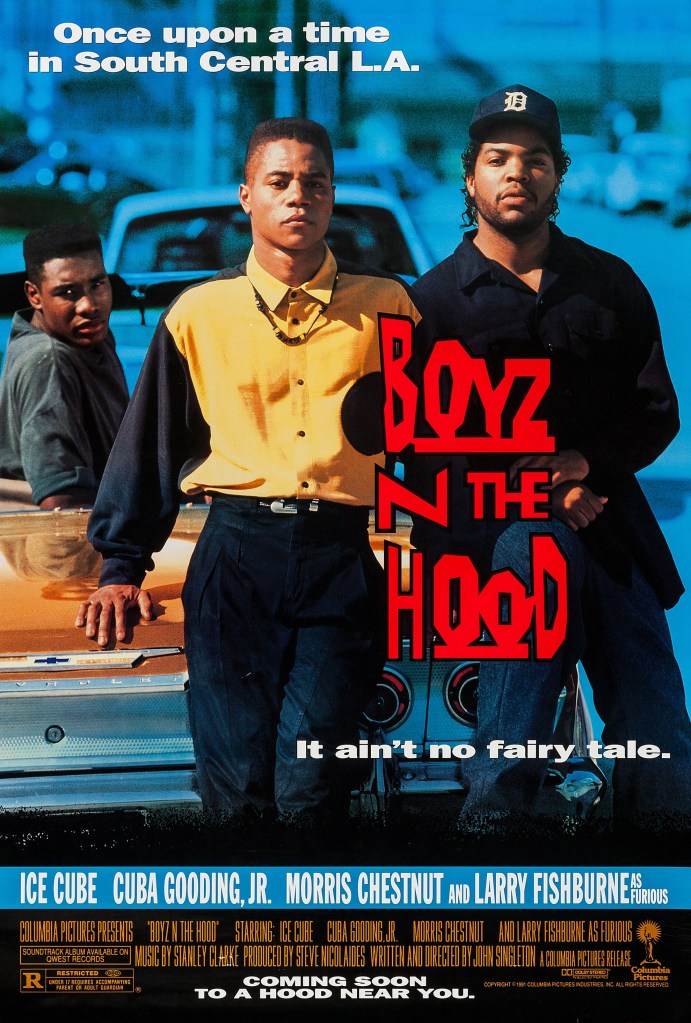 The poster for John Singleton's "Boyz n the Hood."