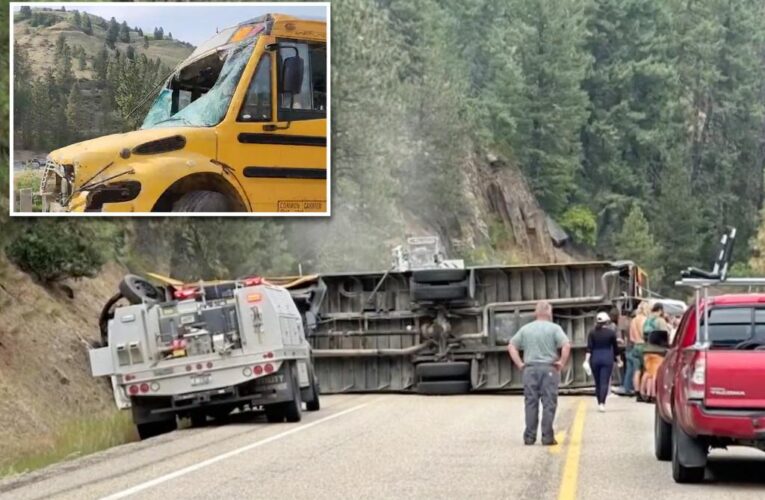 School bus crash sends 30 Idaho summer camp kids to hospital