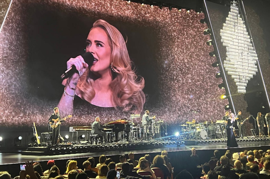 Adele at Las Vegas residency show