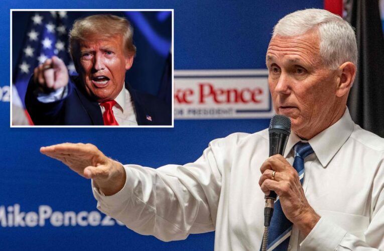 Pence trashes Trump as ‘wrong then and wrong now’ on alleged attempts to overthrow 2020 election