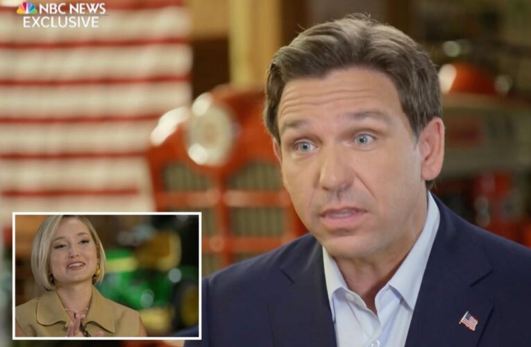 DeSantis spars with NBC reporter on late term abortion & infanticide