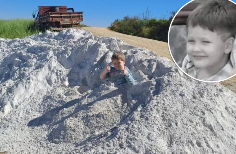 Boy, 7, dies in Brazil after playing in pile of limestone powder