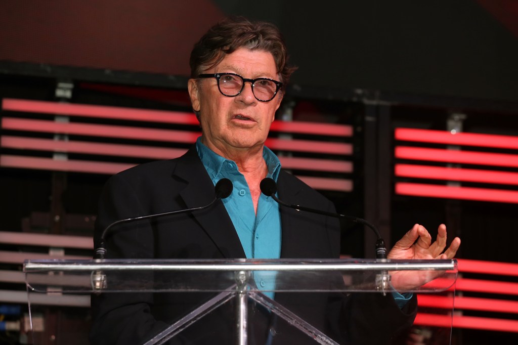 Robertson receives the Lifetime Achievement Honor at the 2019 Canadian Music and Broadcast Industry Awards on May 9, 2019, in Toronto.