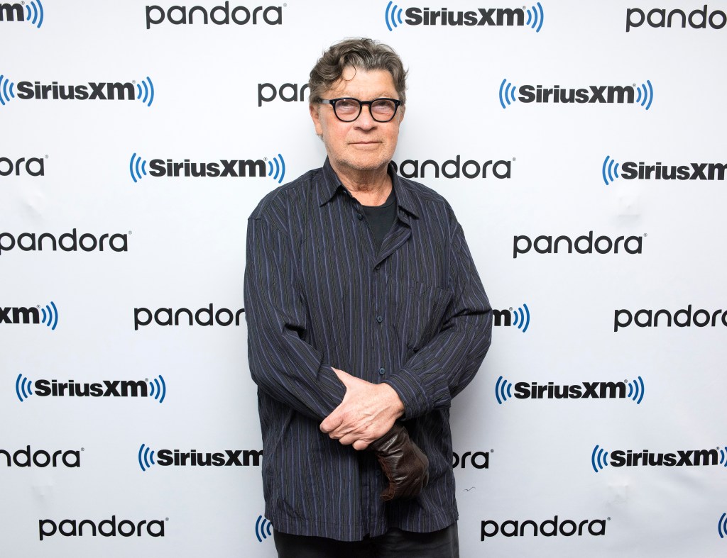 Robbie Robertson visits SiriusXM Studios on Feb. 11, 2020, in New York City.