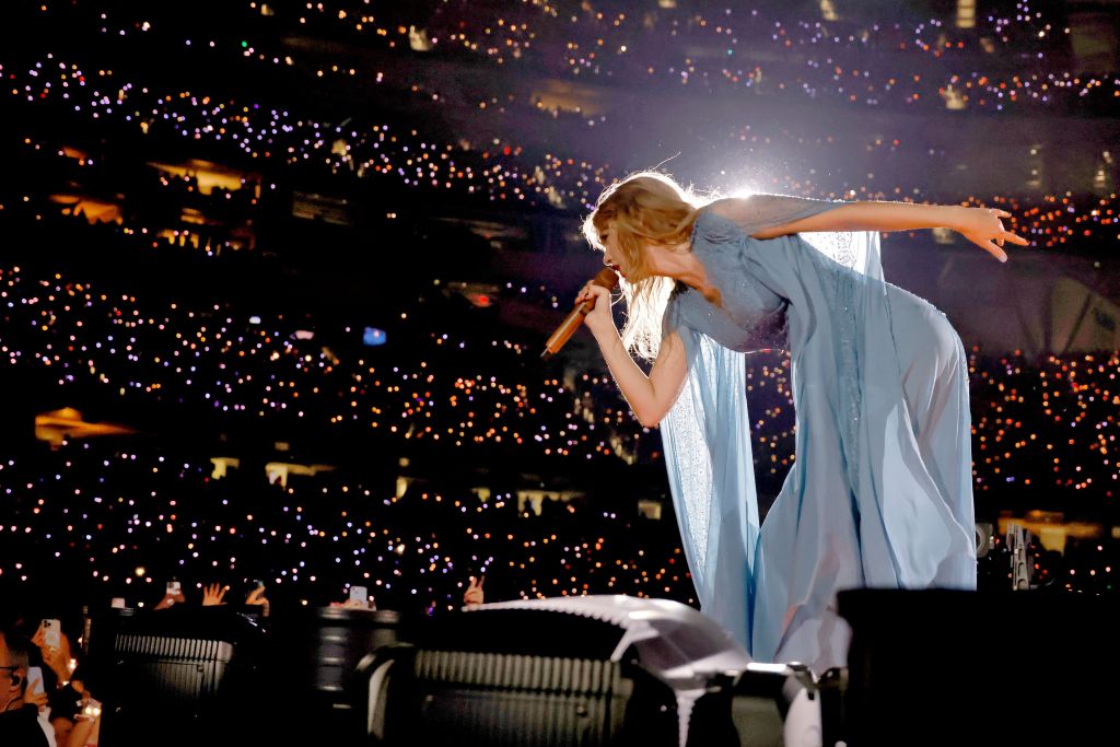 Swift finished the first leg of her North America tour  in Los Angeles at SoFi Stadium, on Wednesday, August 9.