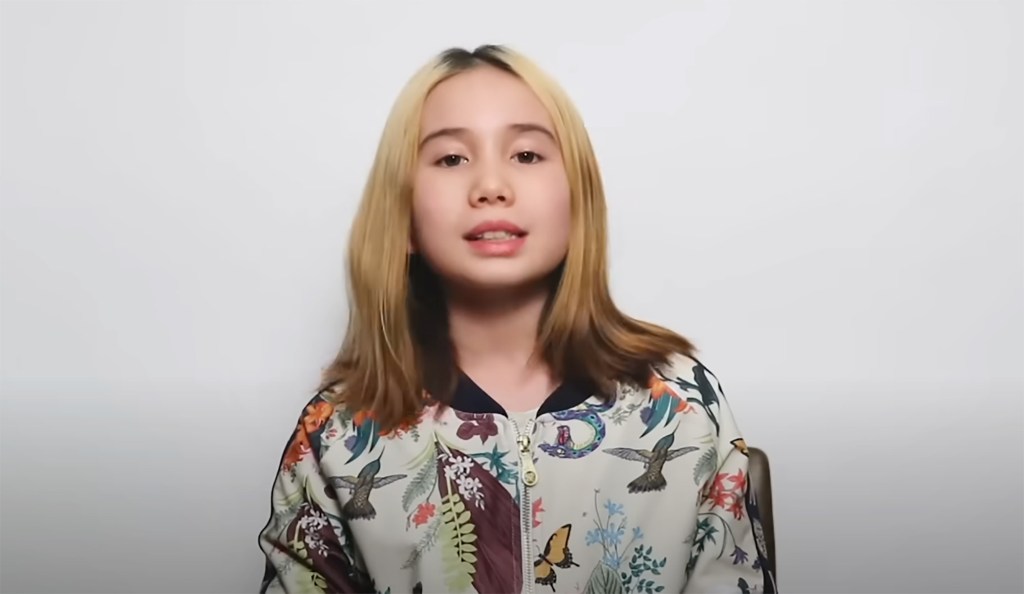 Photo of Lil Tay. 