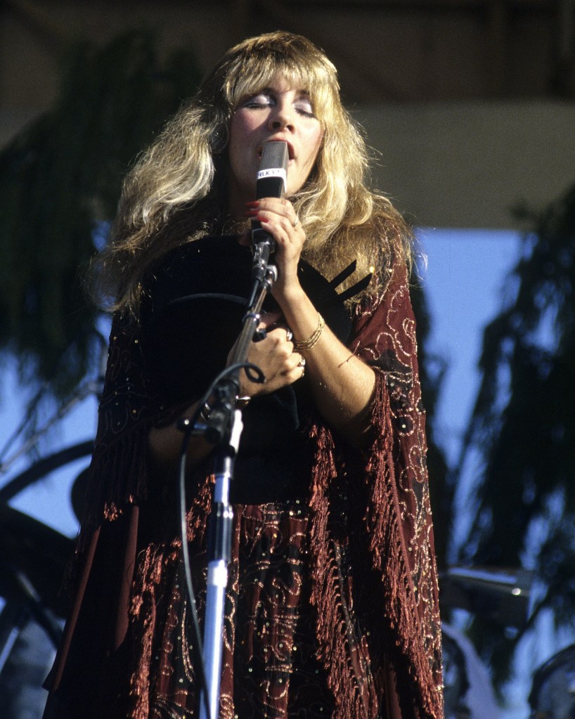 Stevie Nicks performing with Fleetwood Mac at the Santa Barbara Bowl.