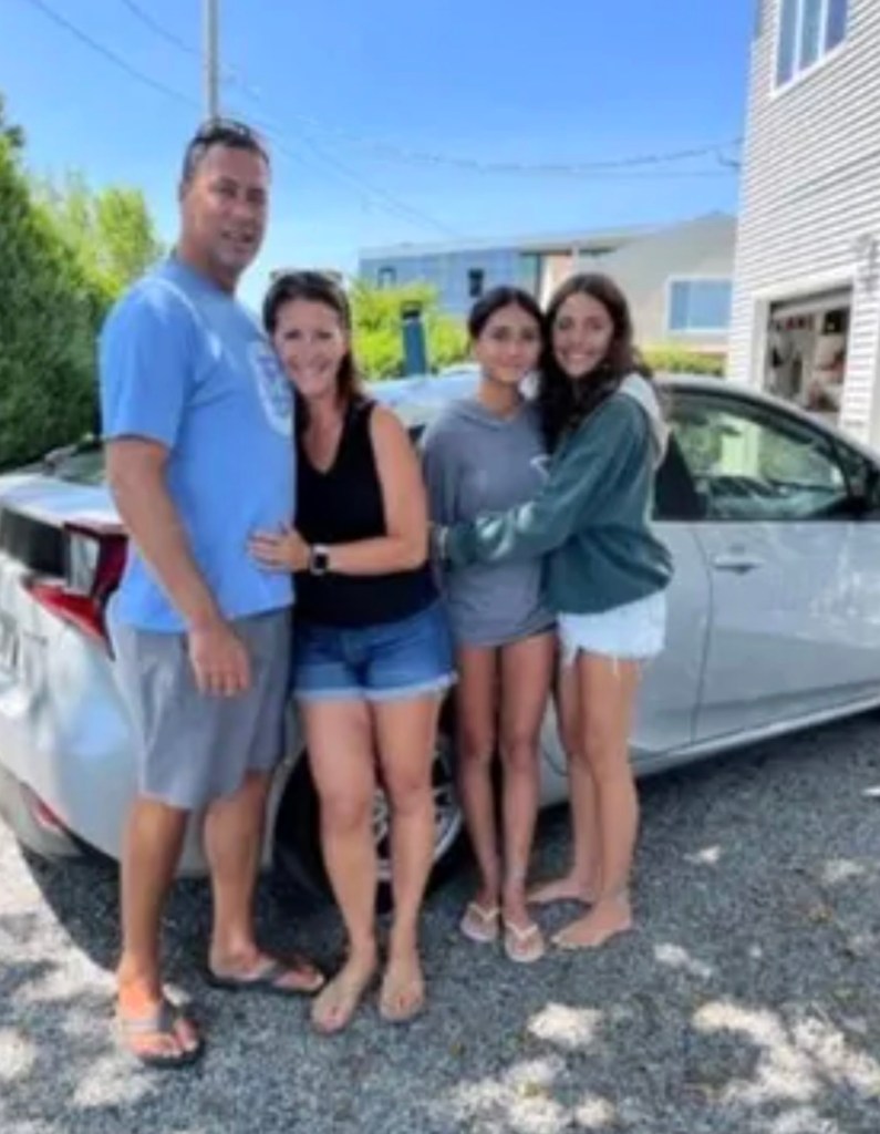 Reader and her family.
