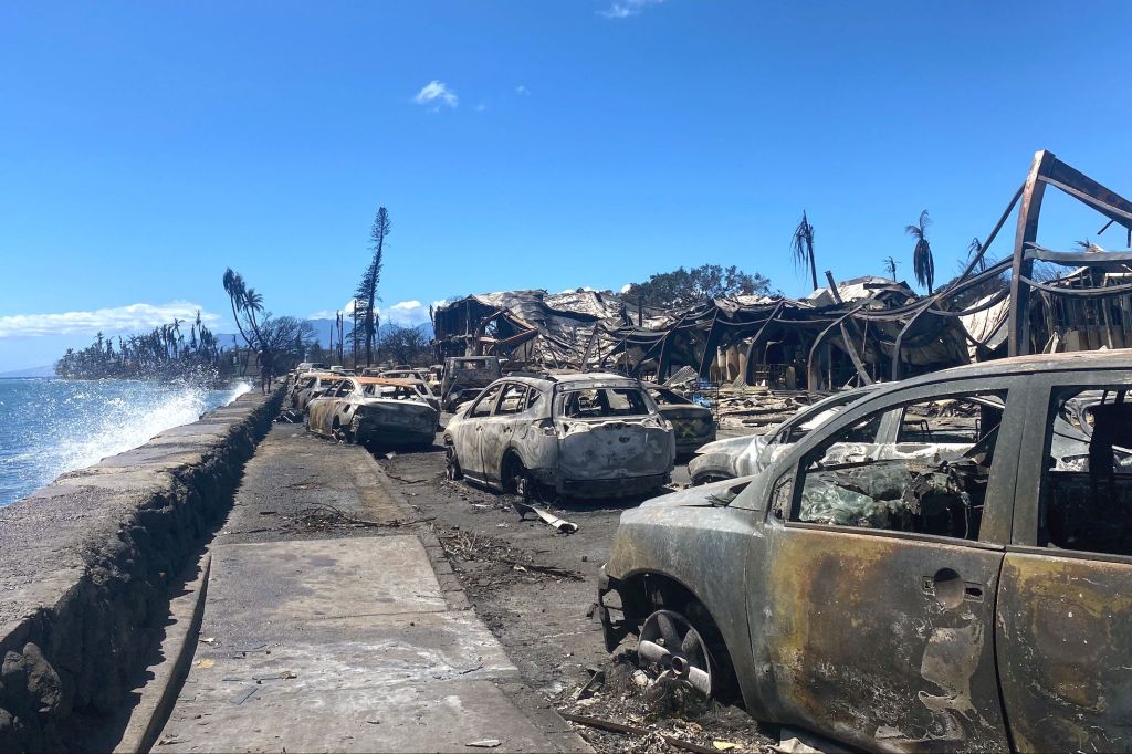 Aftermath of fires