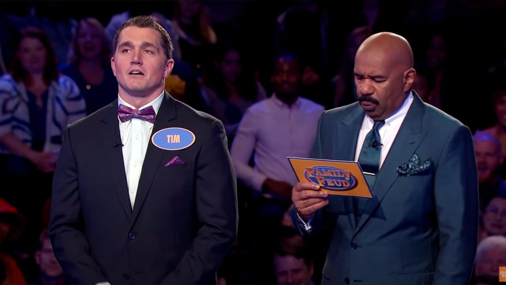 Bliefnick previously appeared on the game show "Family Feud" and joked about his marriage.