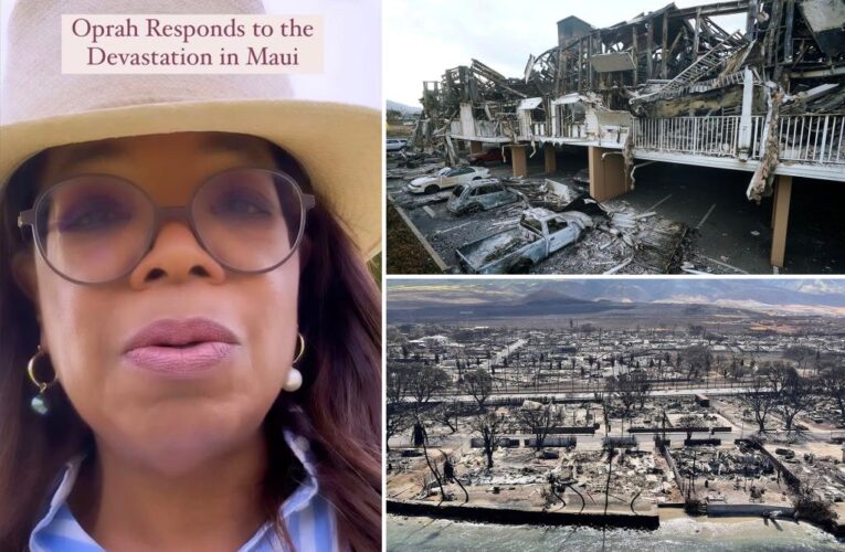 Oprah to make ‘major donation’ to rebuild Maui after wildfires