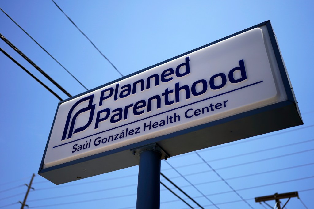 Planned Parenthood clinic sign
