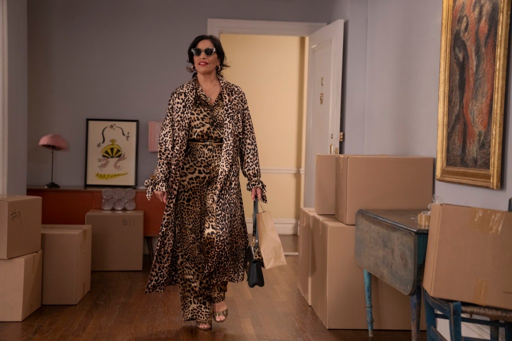 Seema struts into Carrie's apartment.