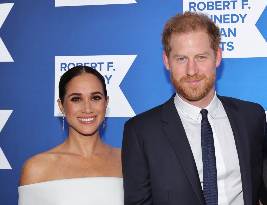 Photo of Prince Harry and Meghan Markle. 